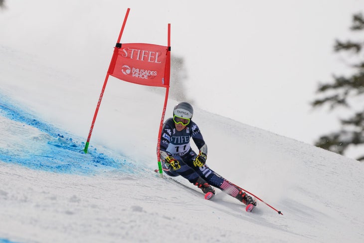 River Radamus in Tahoe World Cup GS 2023