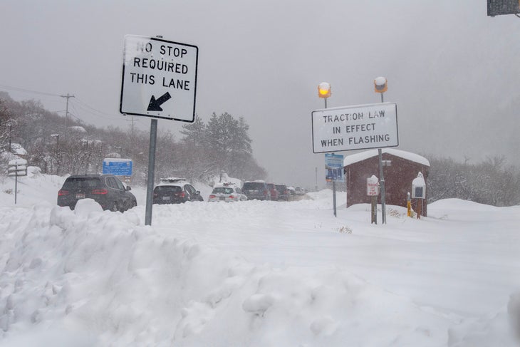Little Cottonwood Canyon traffic