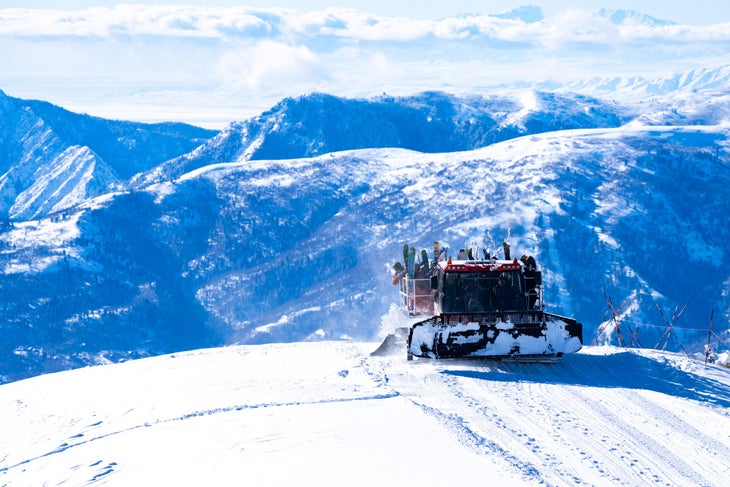 Powder Mountain cat skiing