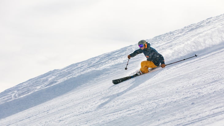 ski test, frontside