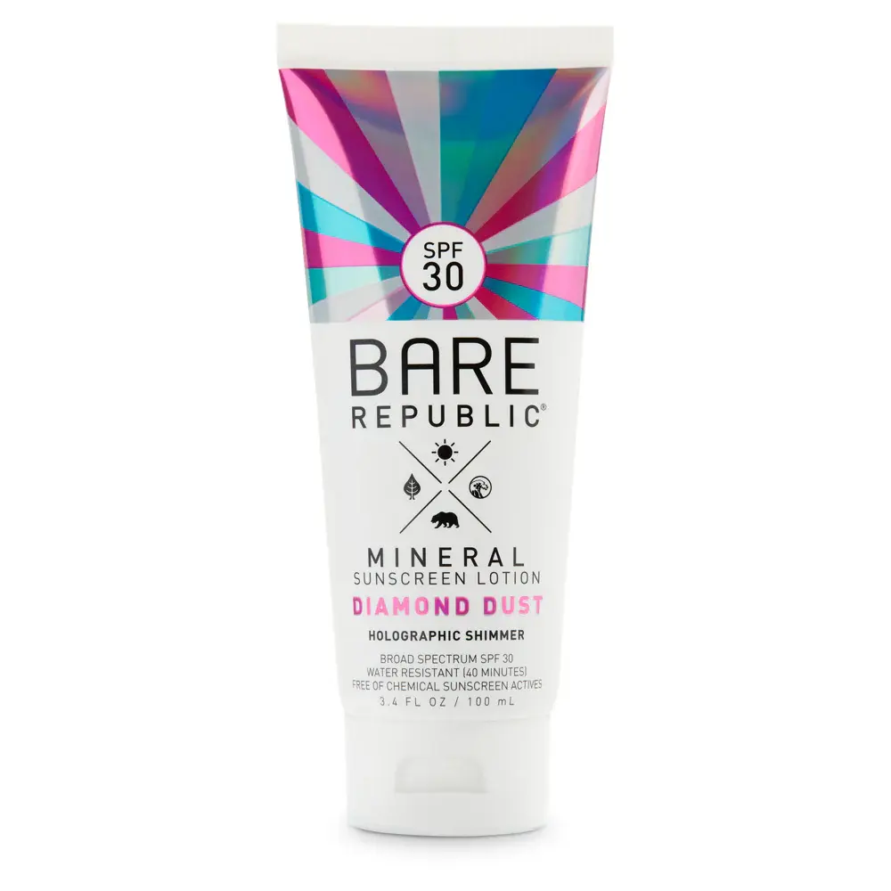 Bare Republic shimmer sunscreen