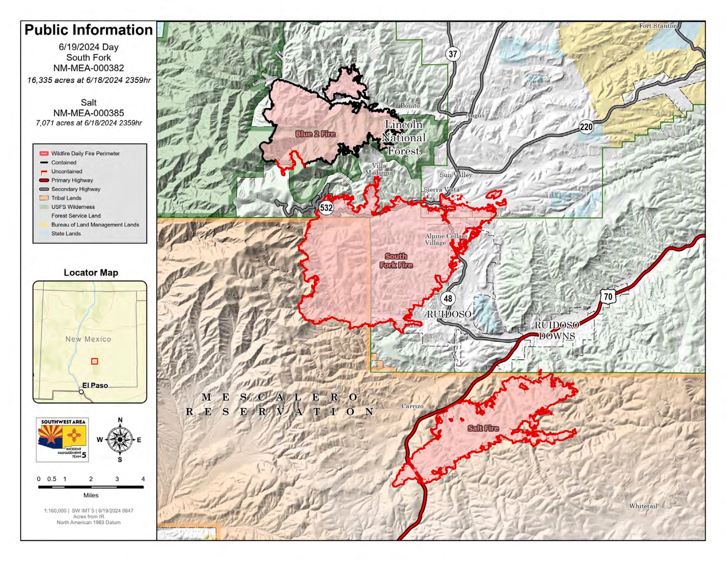 New Mexico Wildfires Threaten Ski - NM Wildfires