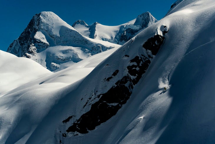 Chris Rubens heli skiing