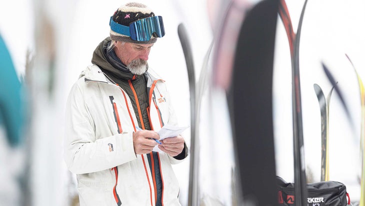 about the ski test for powder skis
