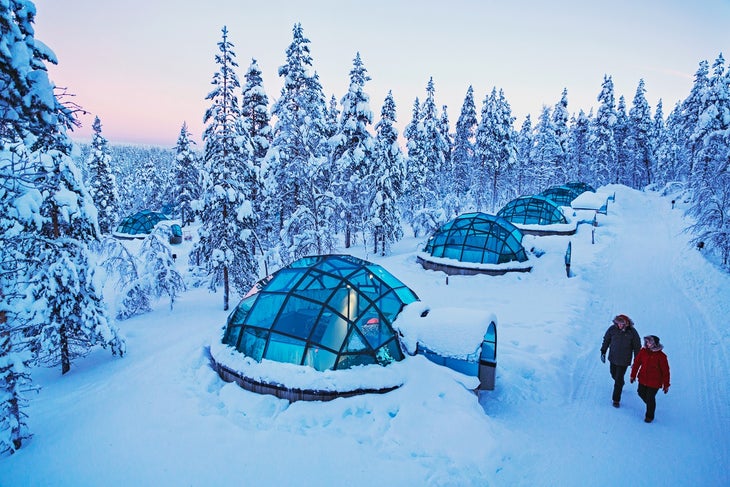 Glass igloo Finland