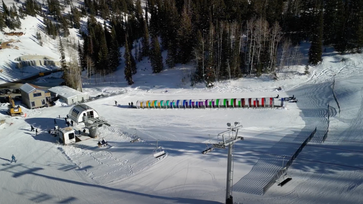 Powder Mountain Relay art