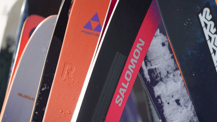 best salomon skis QST 100 2026 188cm Iceberg Green Its double layer of titanal increases the skis rigidity and performance on hard snow without compromising its handling. S/LAB CLASSIC RED Soft (and