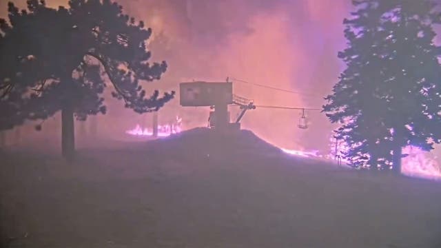 This Ski Area Was Engulfed in Flames. Then the Snow Guns Kicked In.