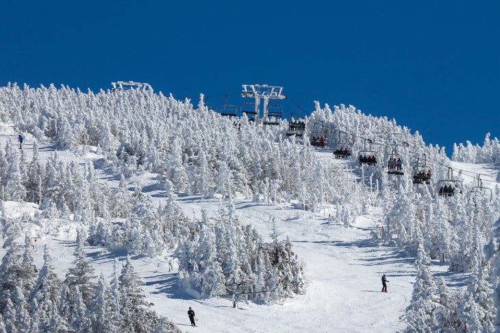 Bluebird day with lots of snowy runs
