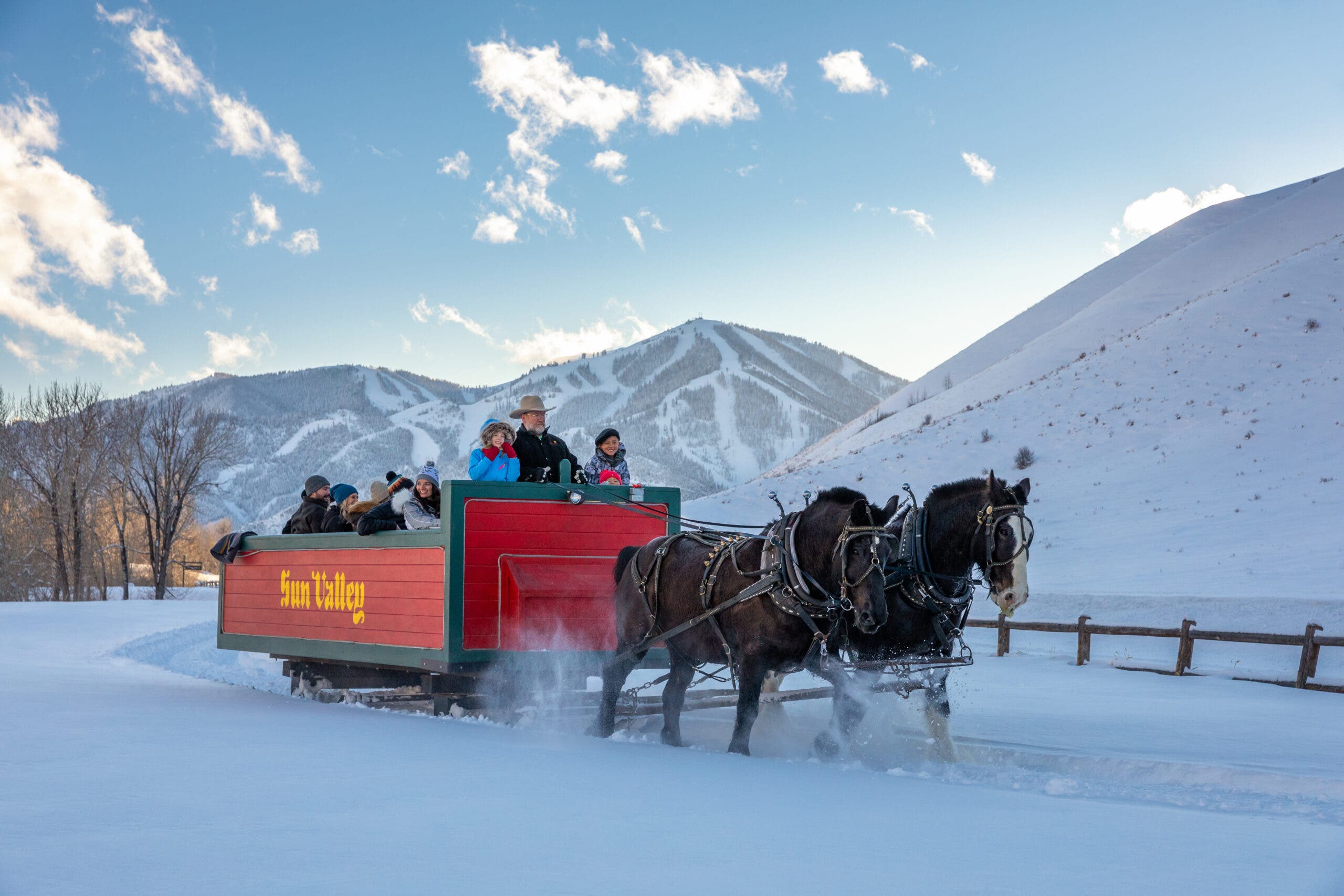 Sun Valley sleigh ride