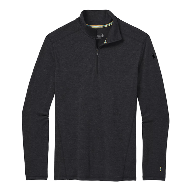 Black quarter zip top