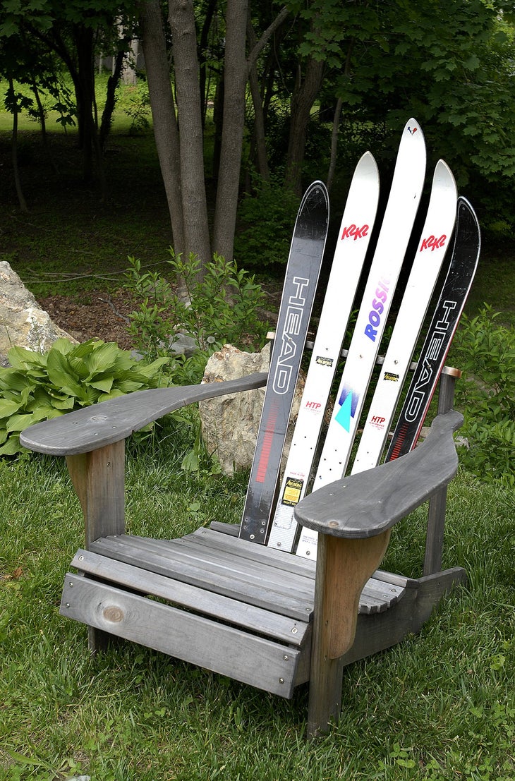 Adirondack ski chair