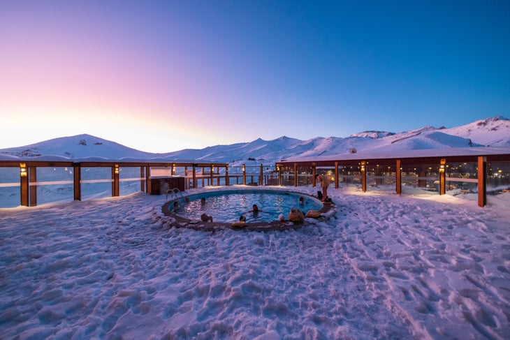 hot tub Valle Nevado