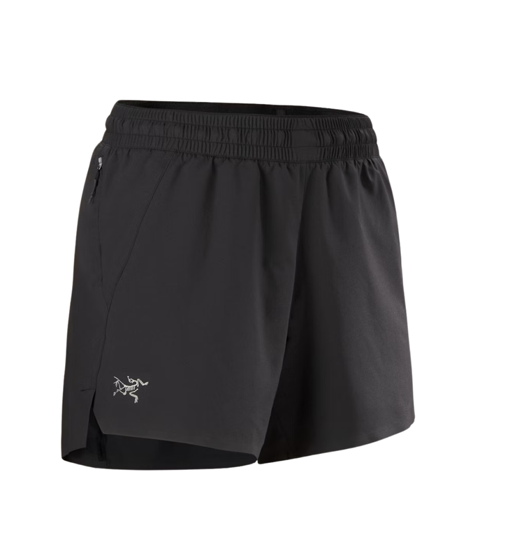 Black running shorts