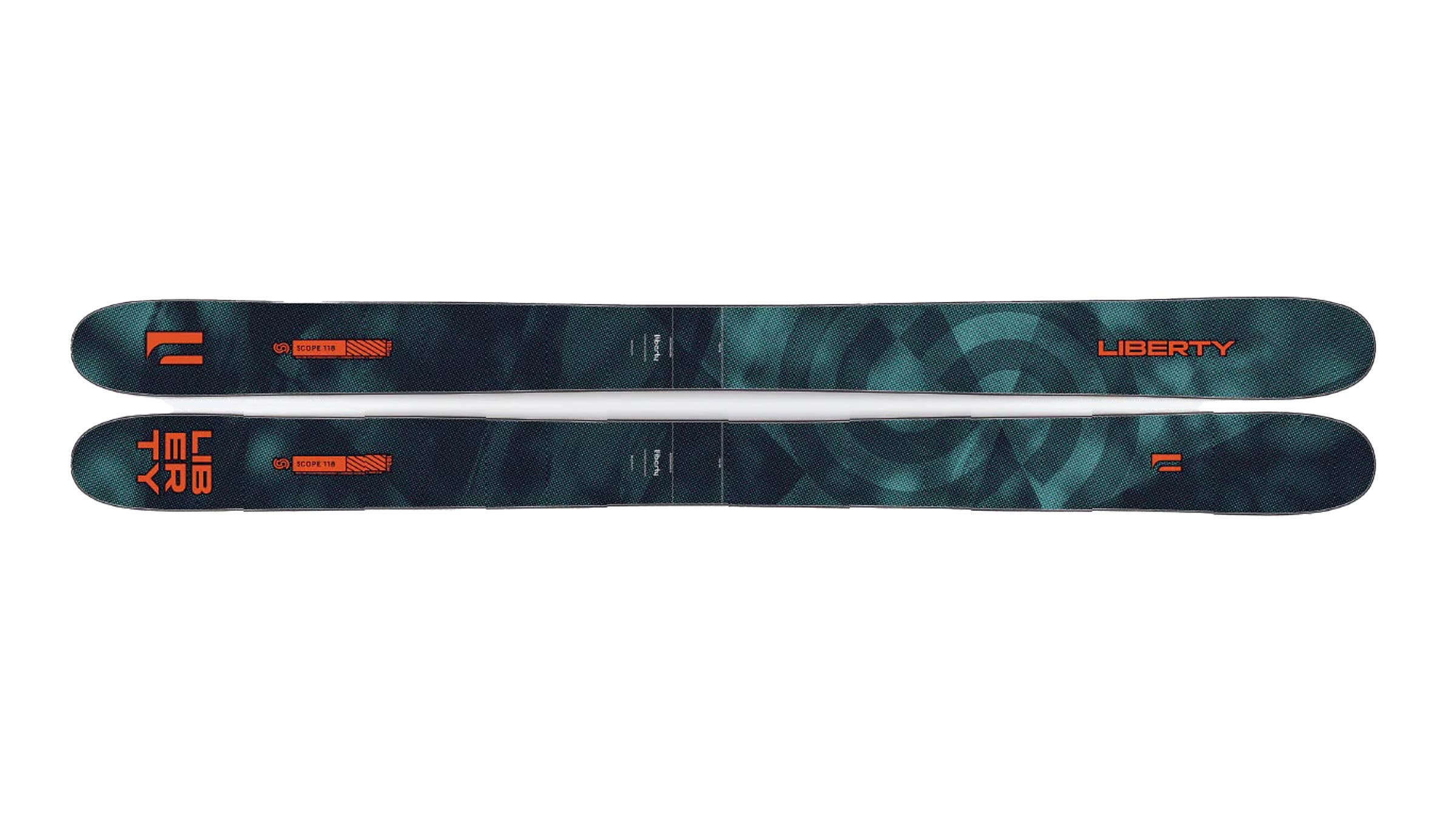 2026 Liberty Skis Scope 118 powder ski, one of SKI's top picks for playful skiers