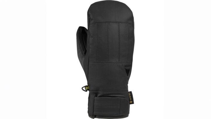 Burton Gondy Gore-Tex ski mitten black on white background