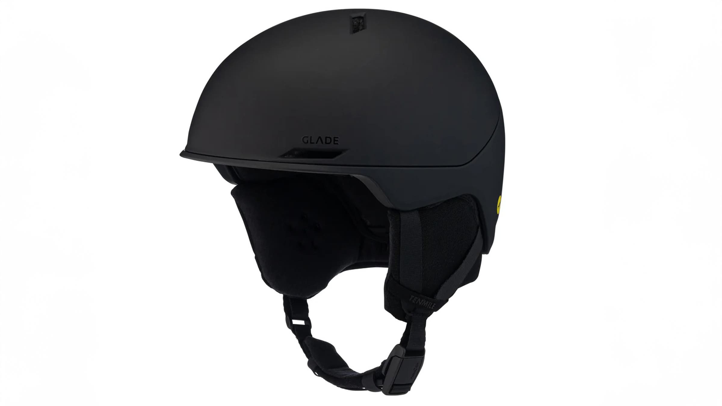 Glade Tenmile MIPS ski helmet black on white background