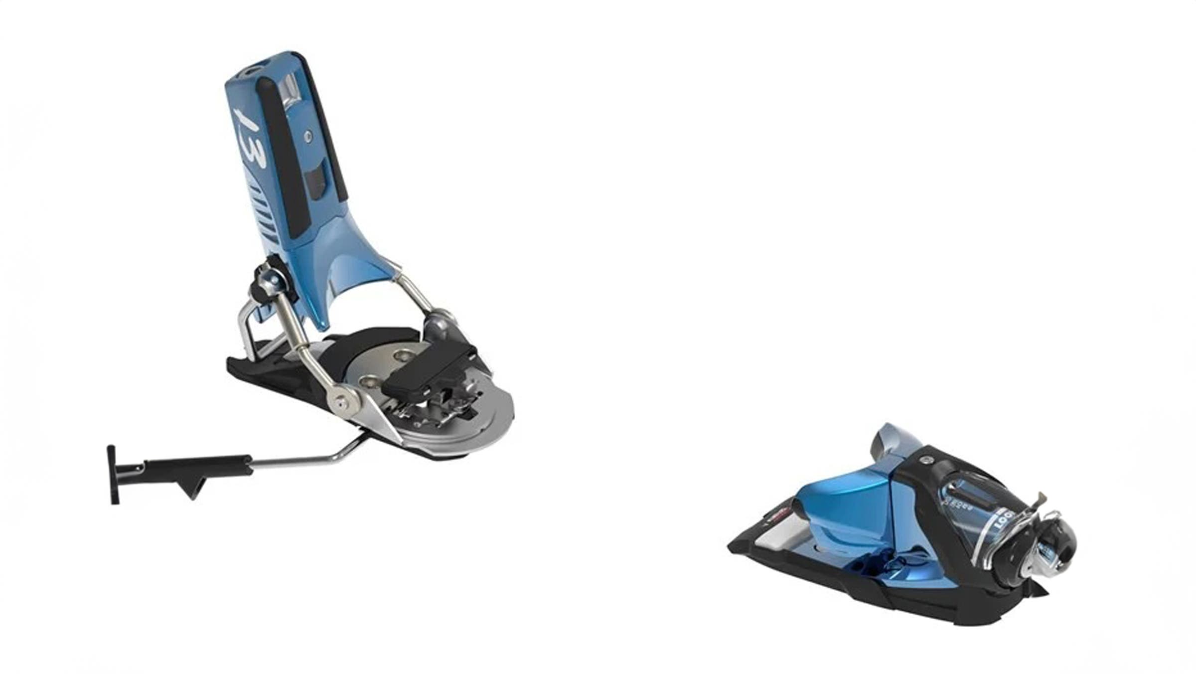 Look Pivot 2.0 ski binding blue on white background