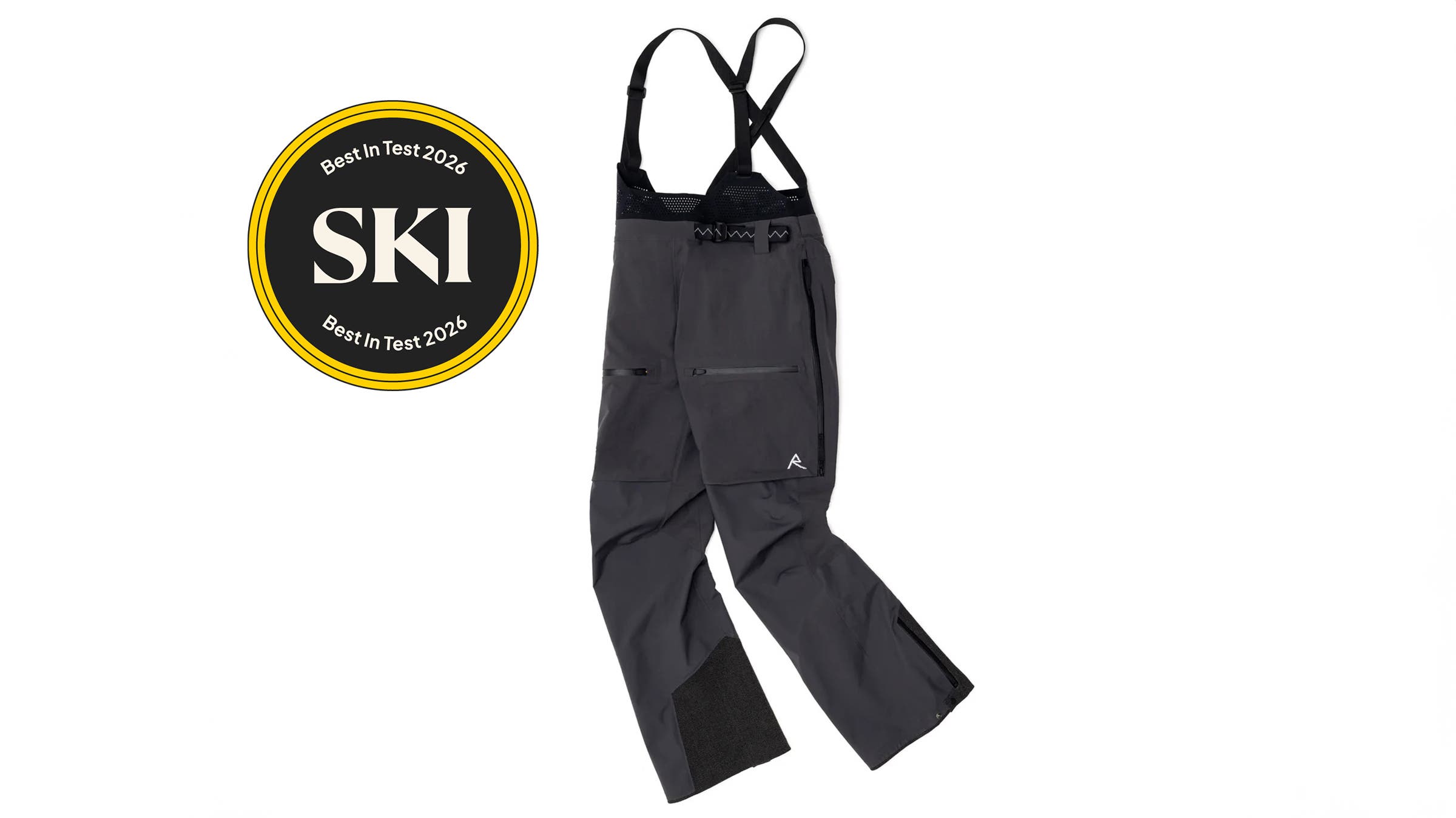 Raide TourTech Bib black on white background best in test