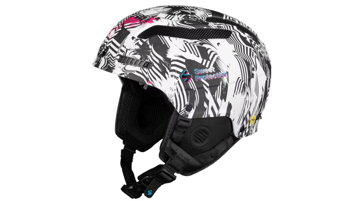 Limited edition Sweet Protection Trooper 2Vi Mips ski helmet on white background