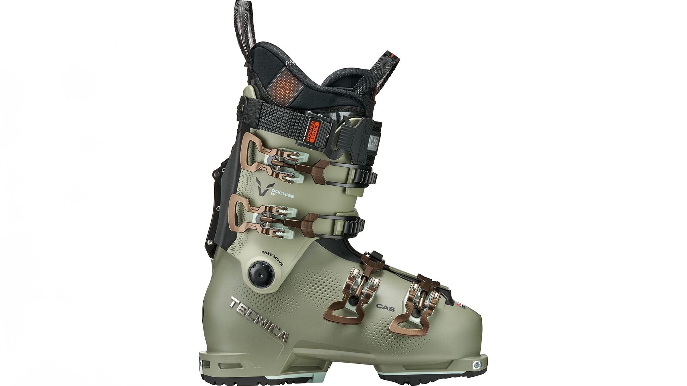 Technica Cochise DYN women's alpine touring boot on white background