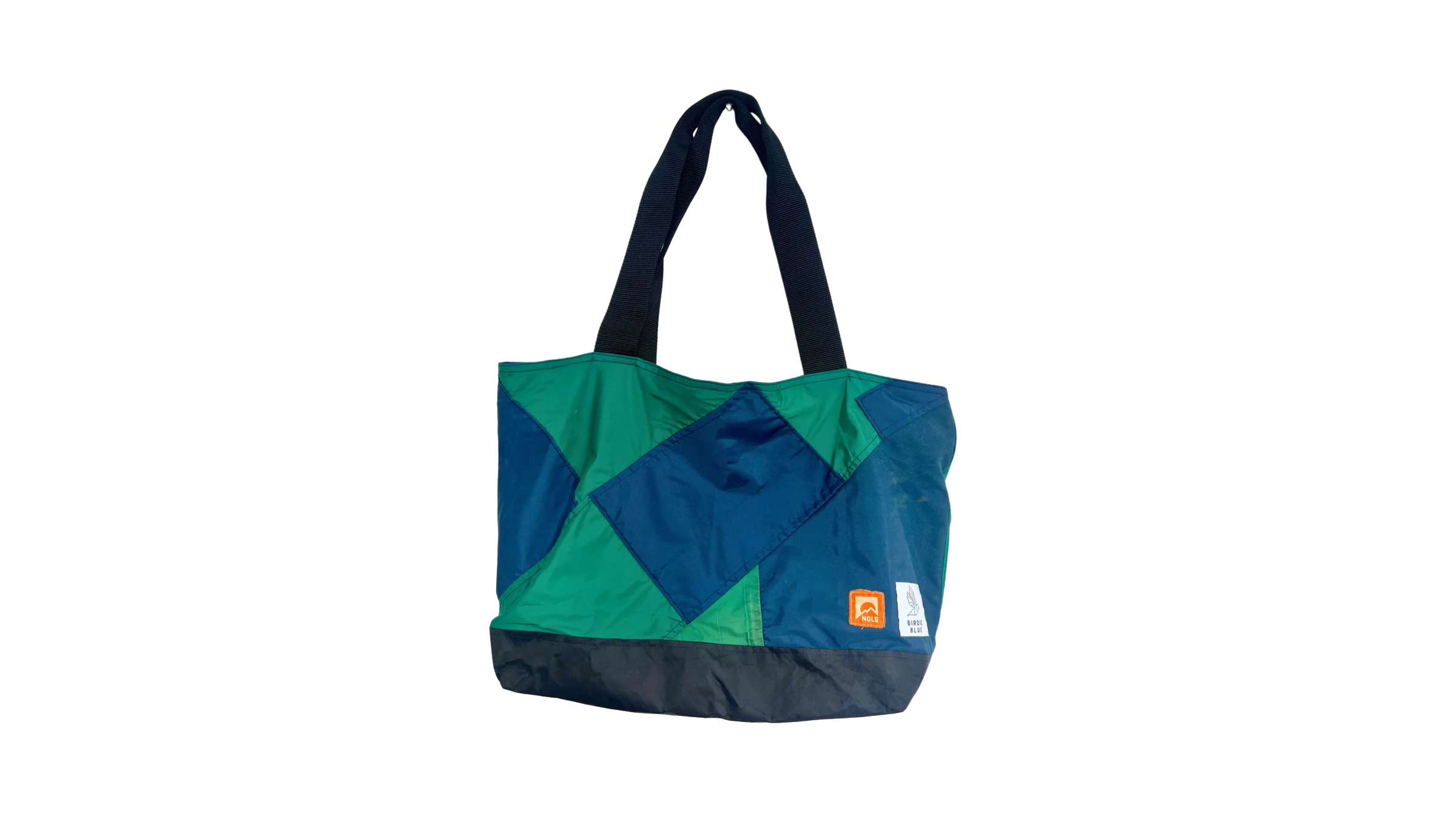 Blue and Green tote bag