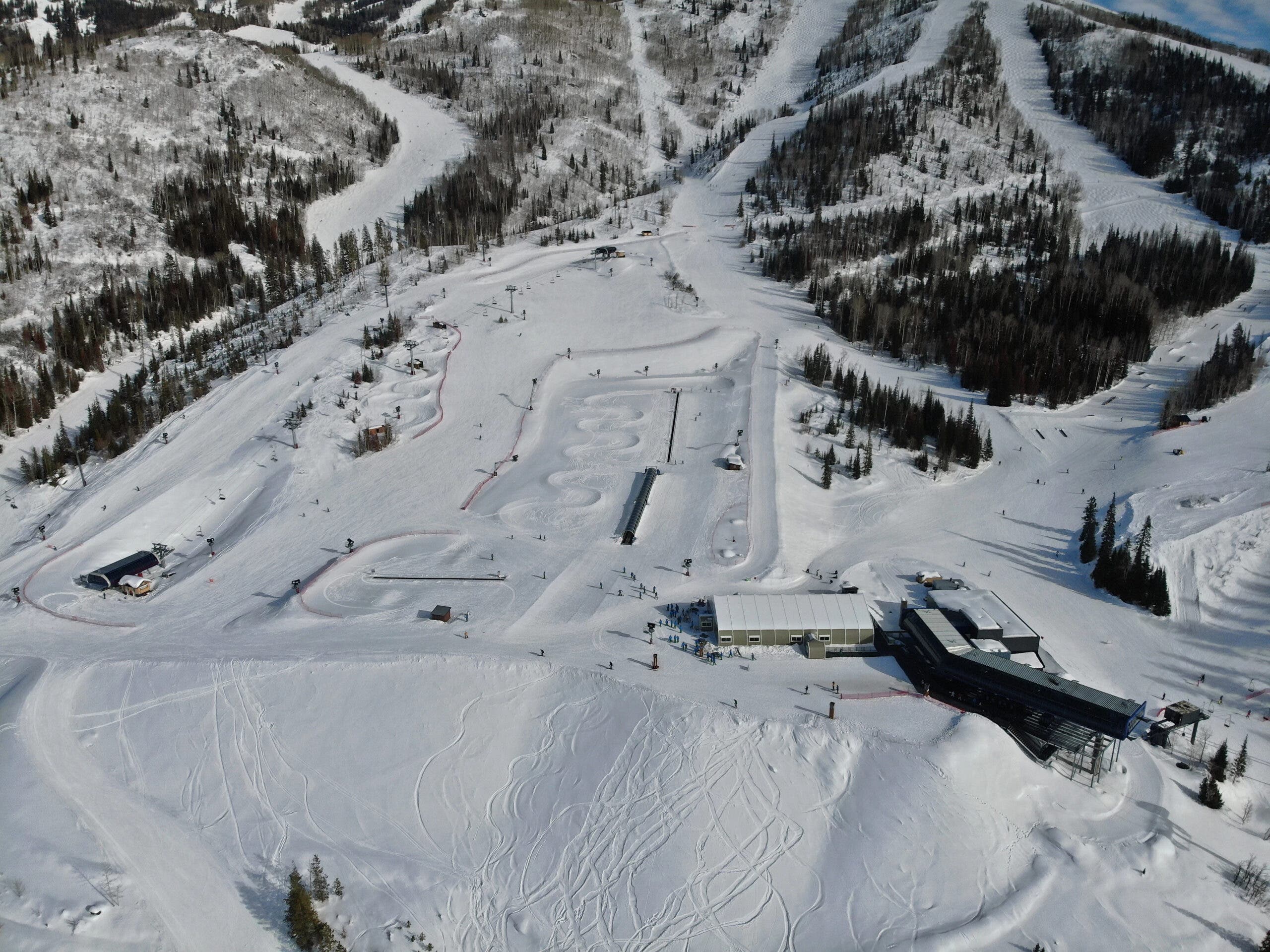 Steamboat from the air