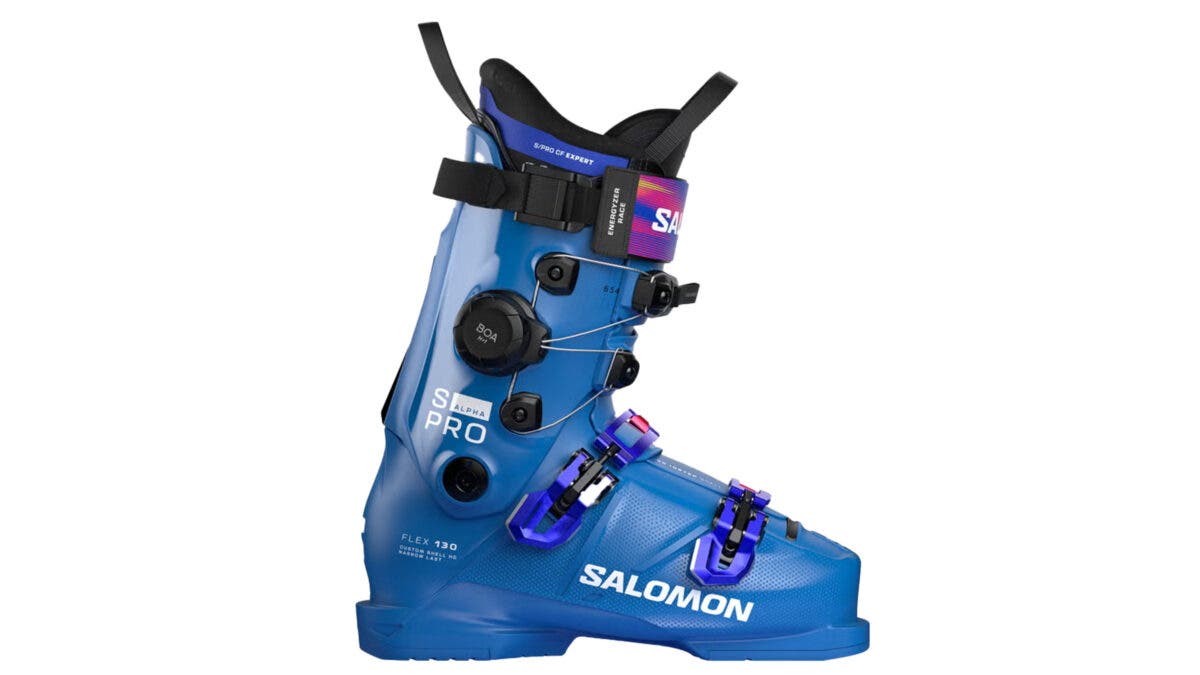 Blue Salomon S/Pro Alpha C BOA ski boot on white background