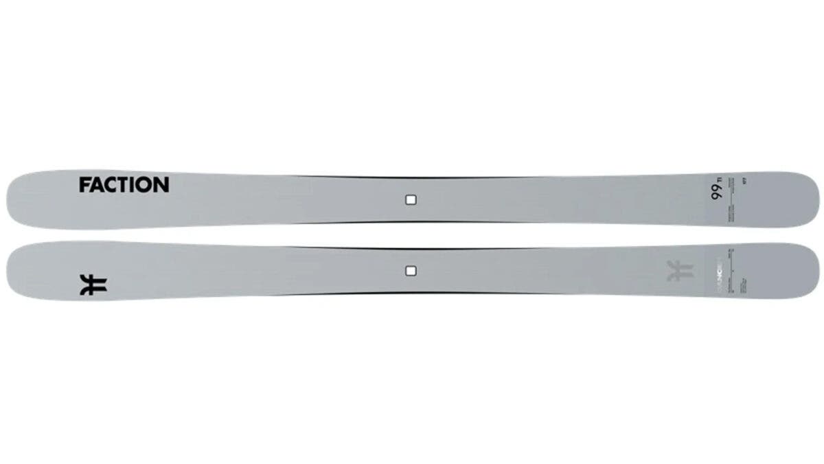 2027 Faction Dancer 99 Ti all mountain ski on white background