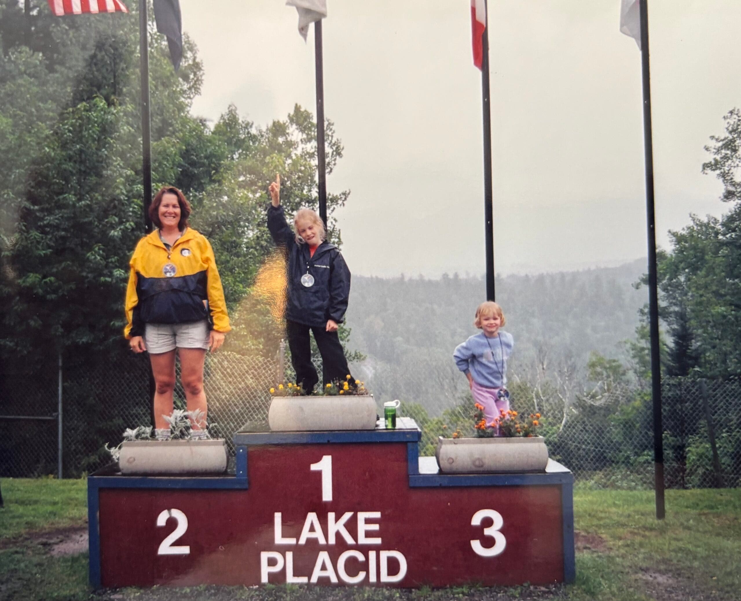 O'Driscoll and family in Lake Placid