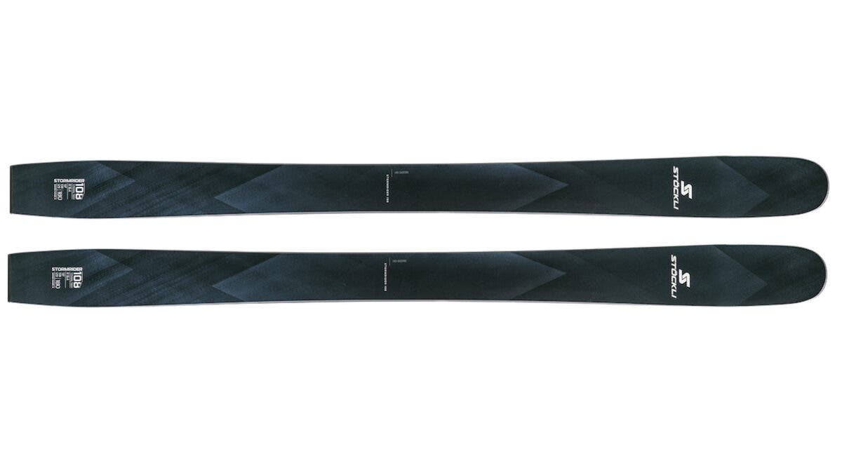 2027 Stöckli Stormrider 108 all mountain ski black on white background