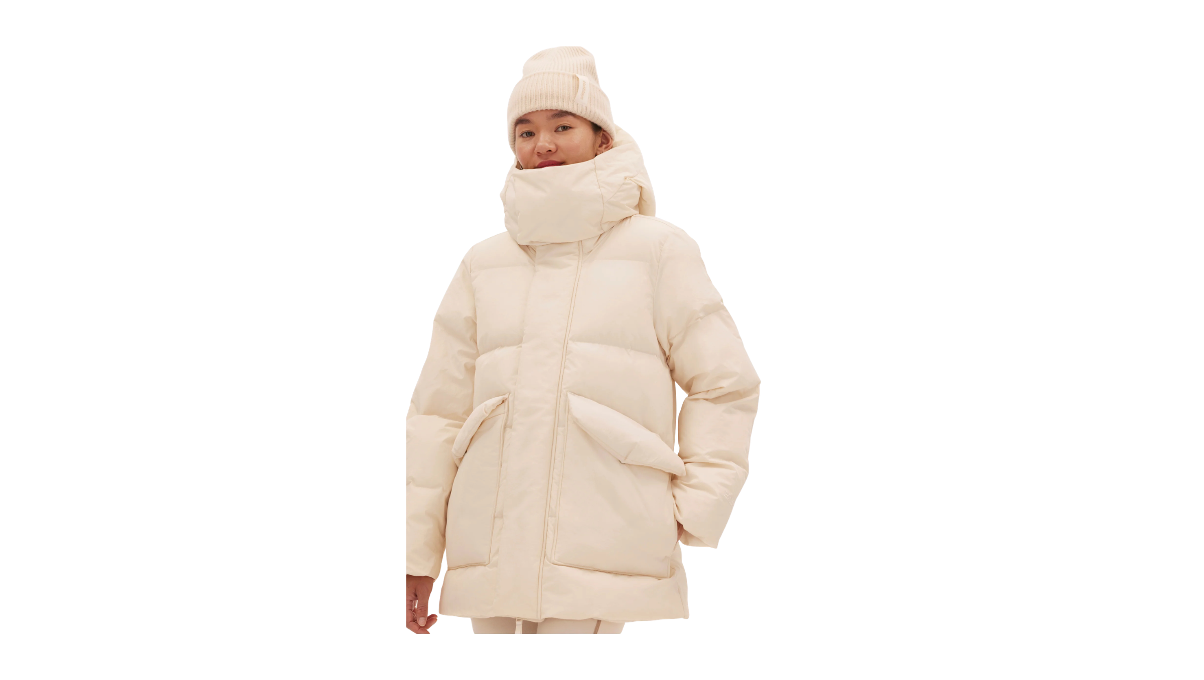 White halfdays Pufffer