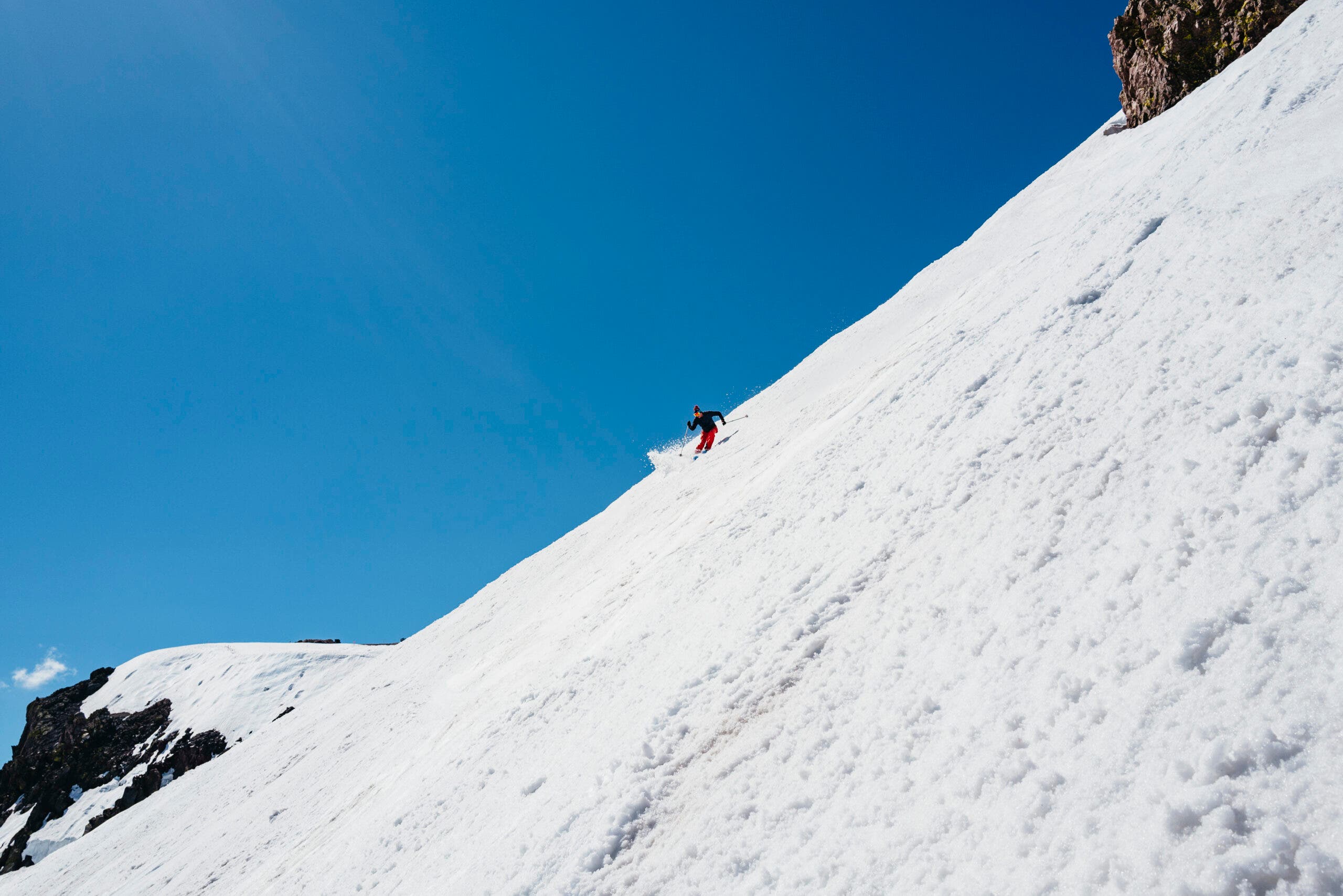 spring skiing Mammoth Mountain