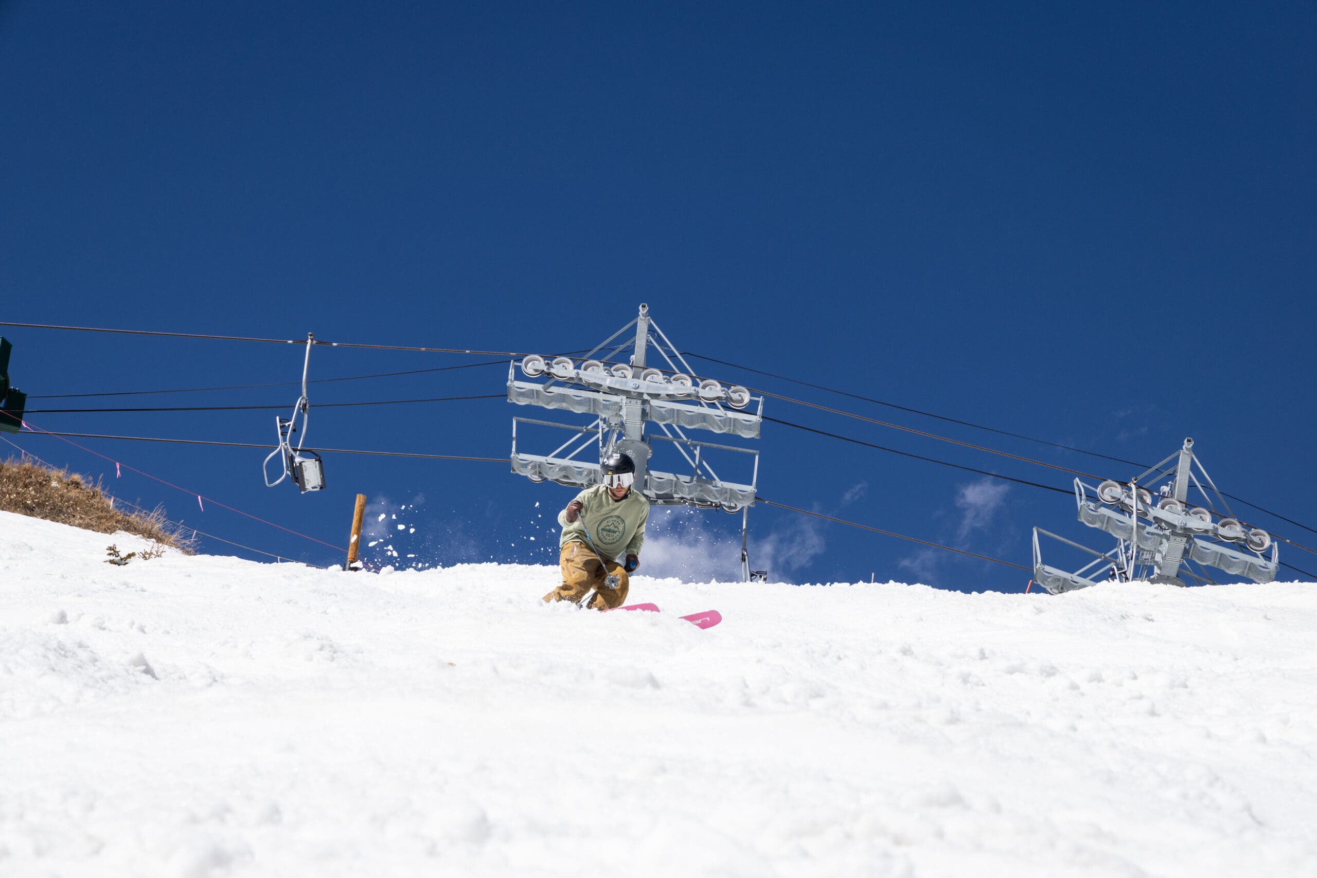 Slushy skiing at A-Basin