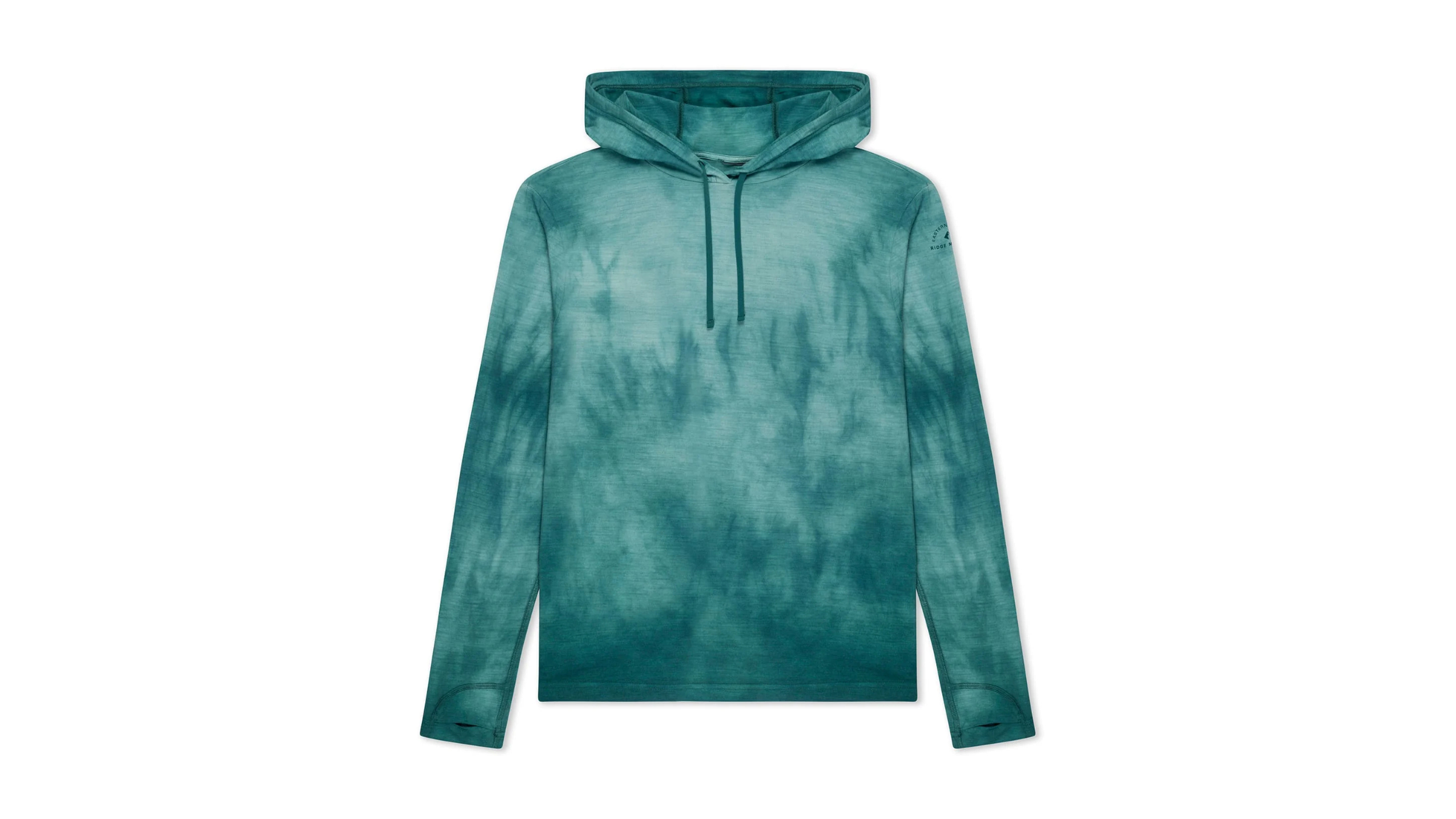 Turquoise green tie dye shirt