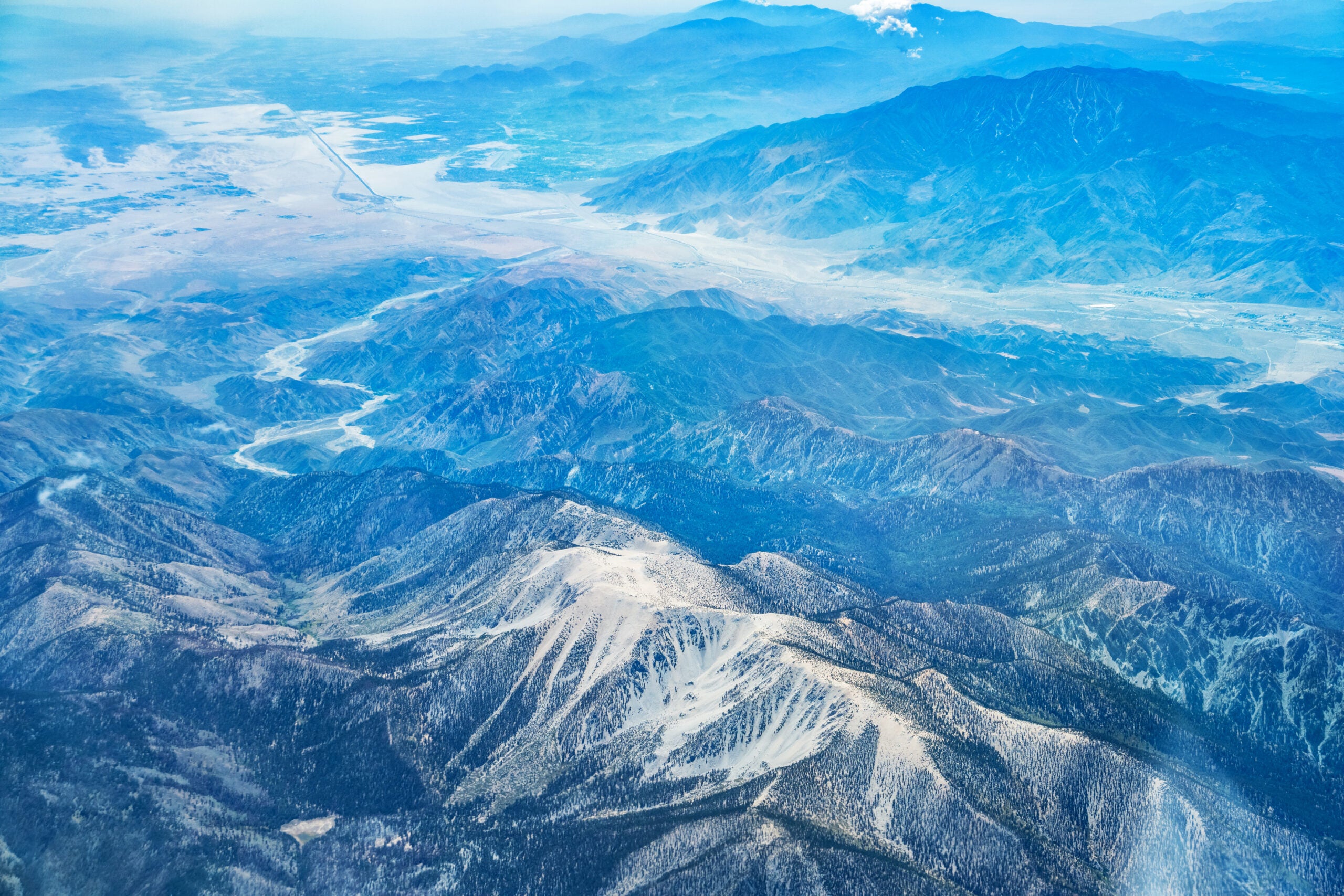 Mt.San Gorgonio aerial