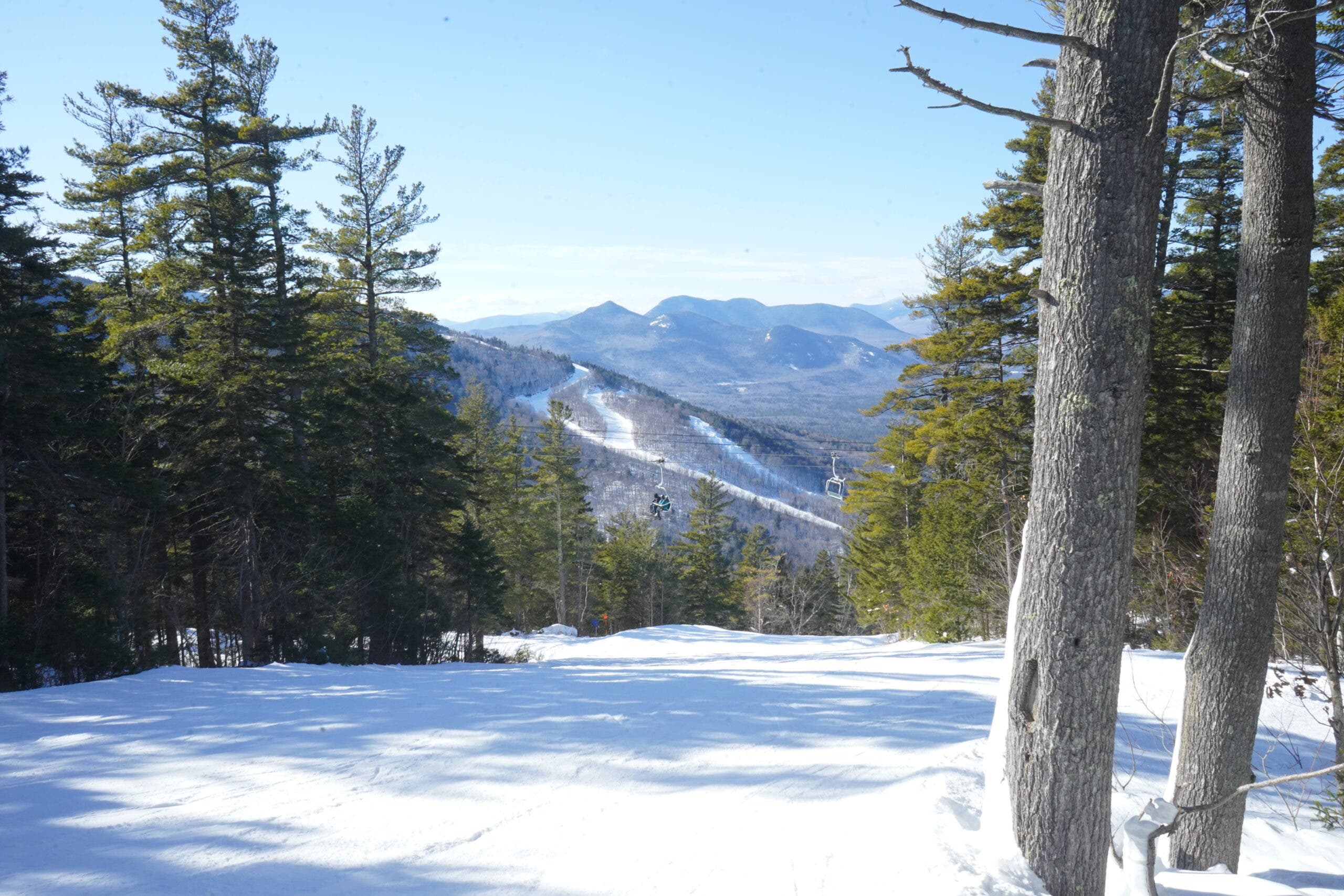Skiers at Attitash