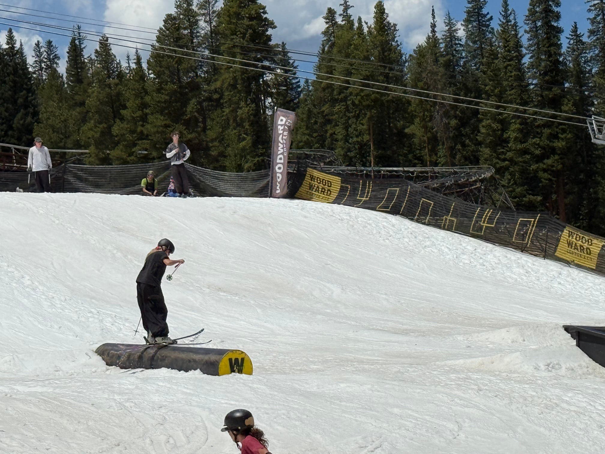 Skier in Copper Hike Park