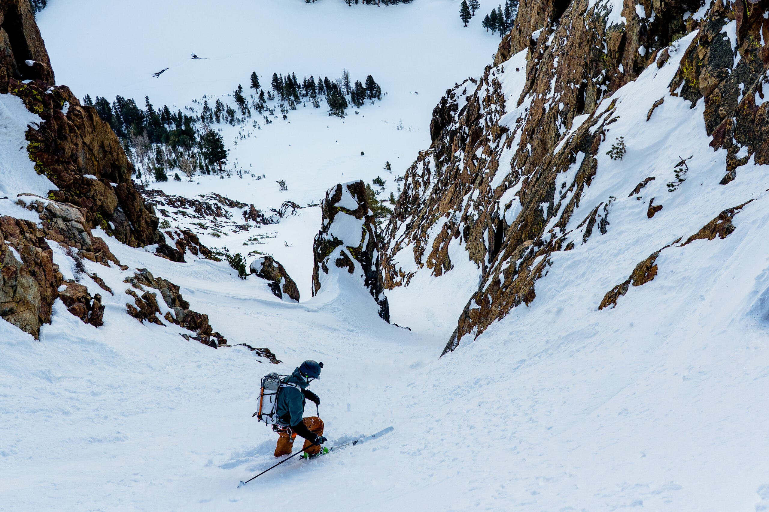full rocker skis in great snow
