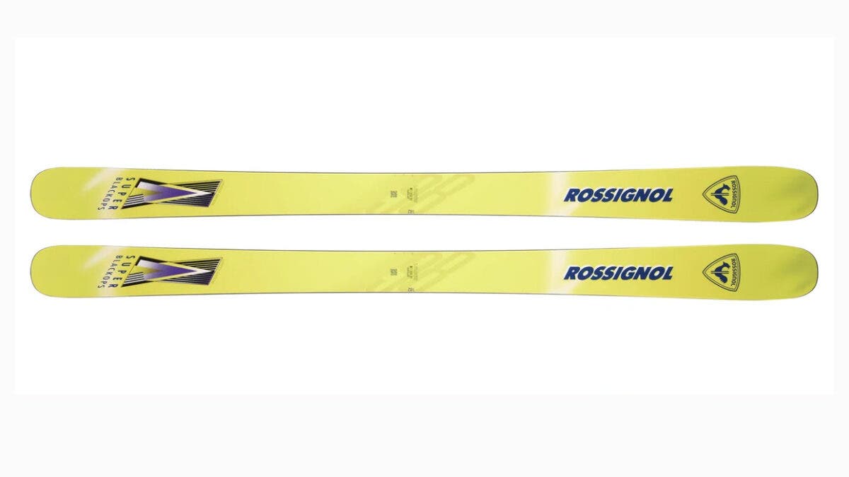 2026 Rossignol Super Black Ops all-mountain ski on white background